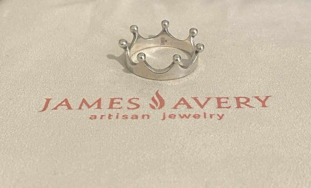 James Avery Crown Ring Size 10